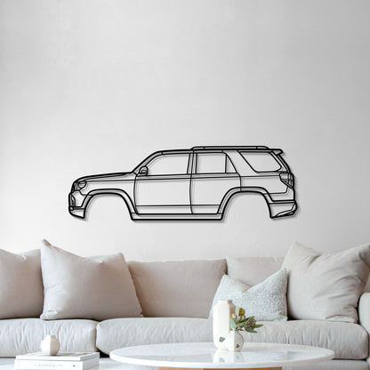 2010 Toyota 4Runner 5Th Gen N280 Metal Wall Art Lifted 1 Cm From Wall For 3D Effect