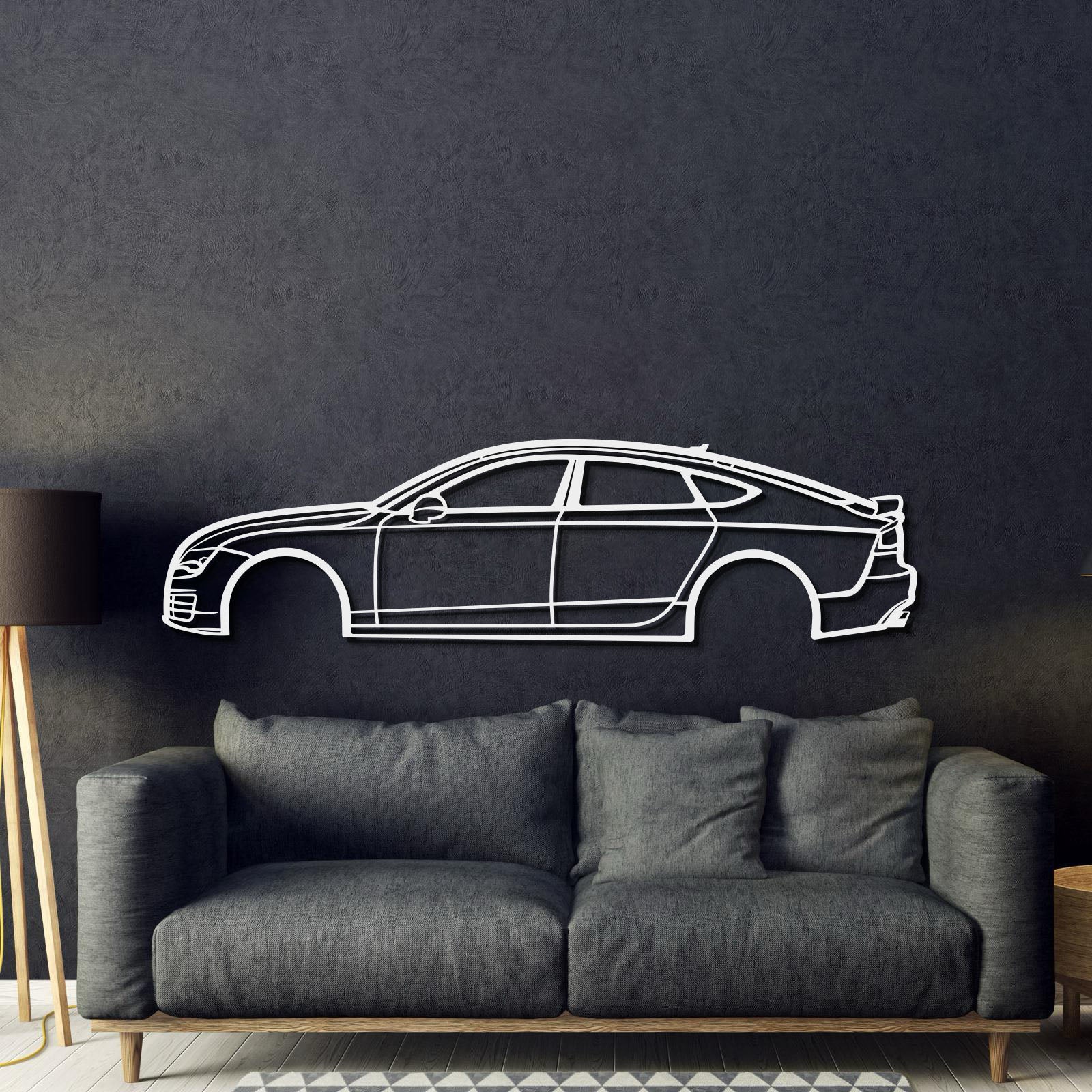 2011 A7 Quattro Metal Car Wall Art - MT0415