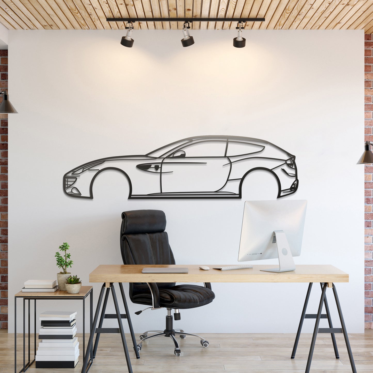 2012 FF Metal Car Wall Art - MT0474