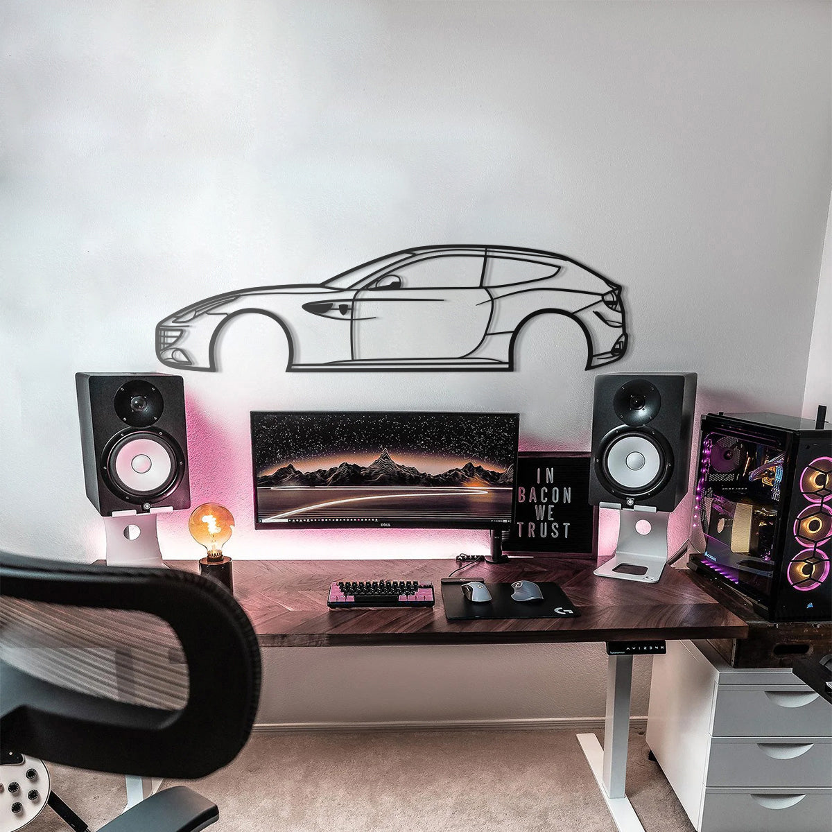 2012 FF Metal Car Wall Art - MT0474