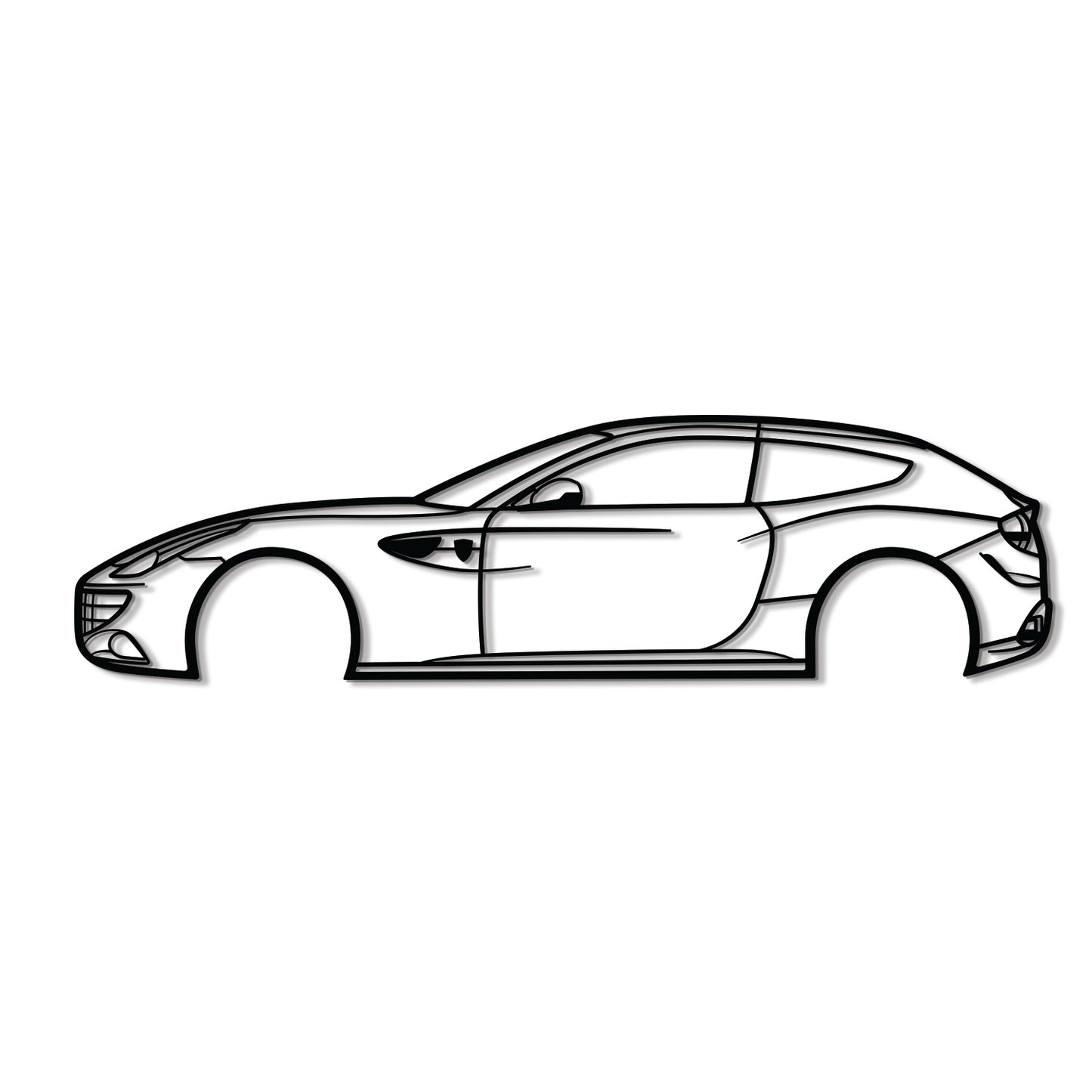 2012 FF Metal Car Wall Art - MT0474