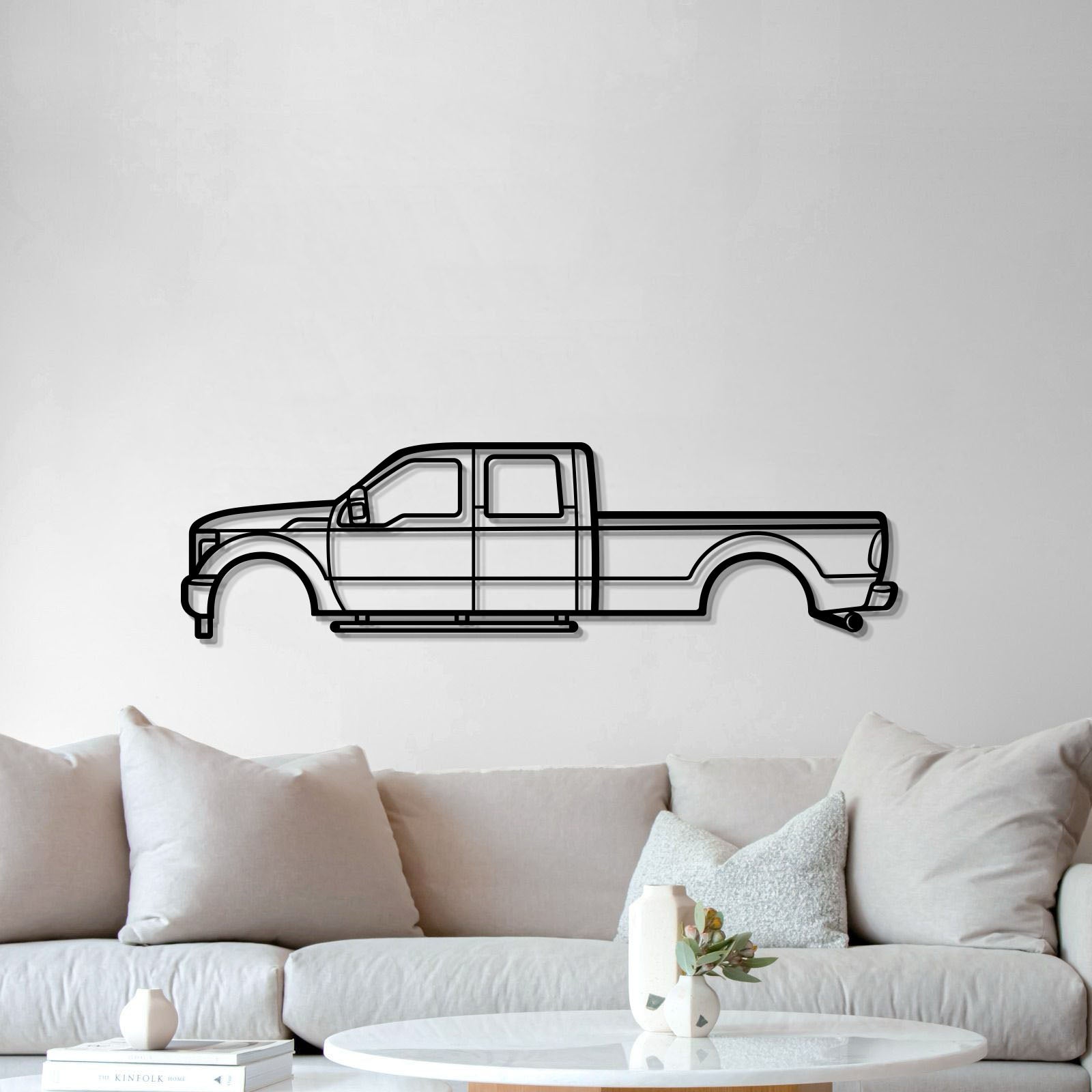 2012  F-350 Longbed Metal Car Wall Art - MT0425
