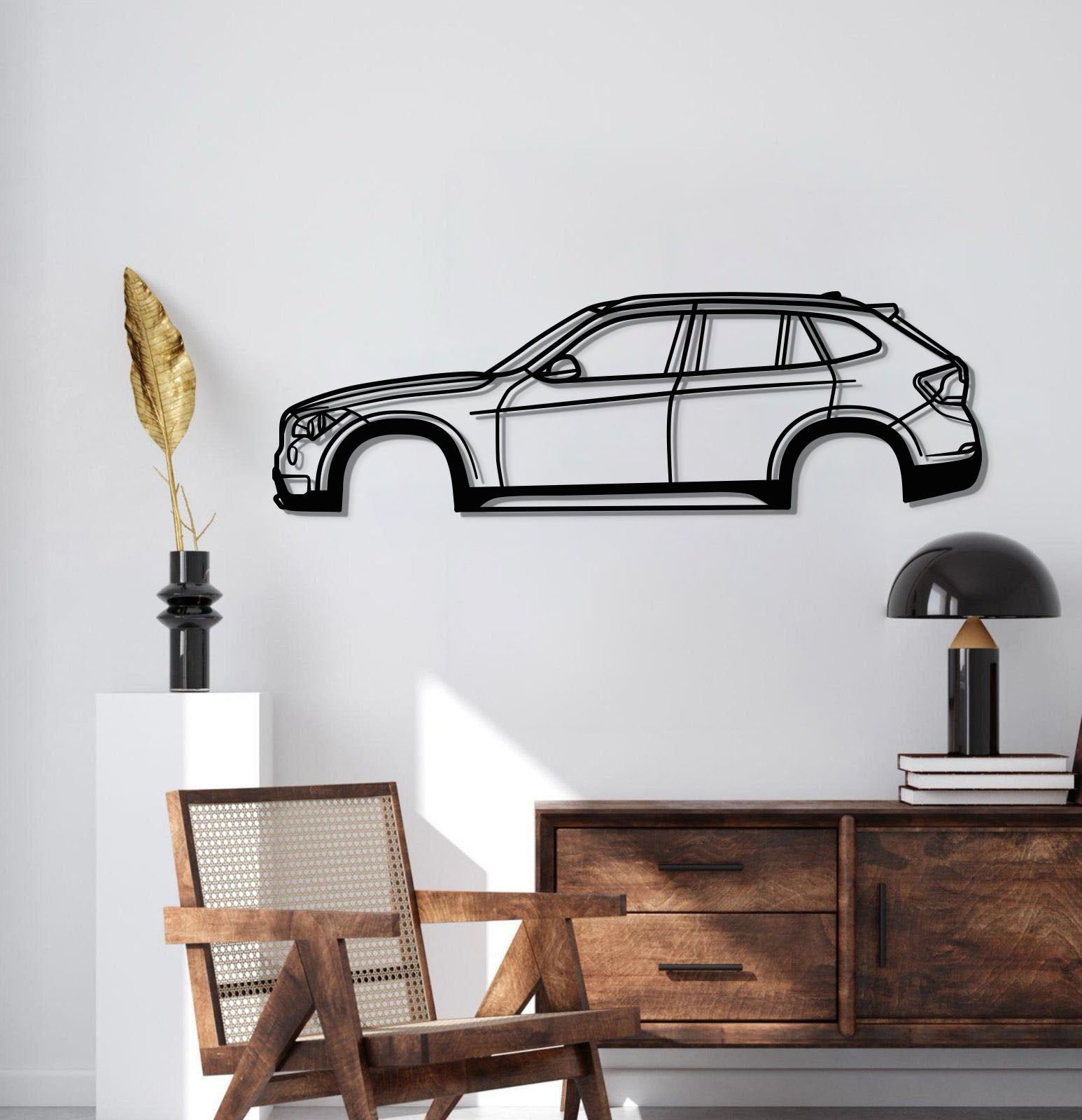 2013 X1 E84 1st Gen Metal Car Wall Art - MT0492