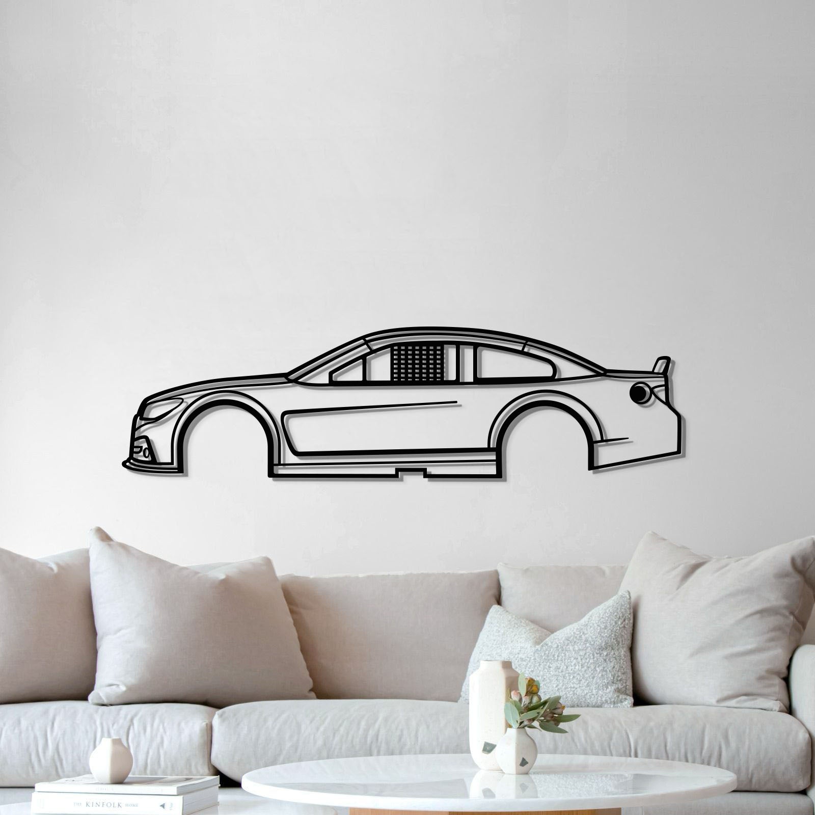 2013 NASCAR SS Metal Wall Art Lifted 1 Cm From Wall For 3D Effect
