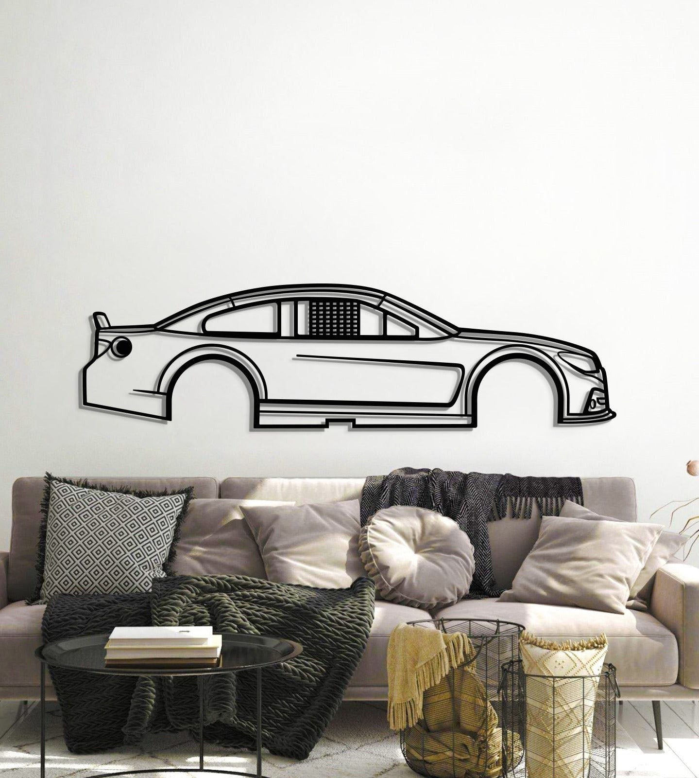 Detailed 2013 NASCAR SS Metal Art Durable Laser Cut Steel Construction