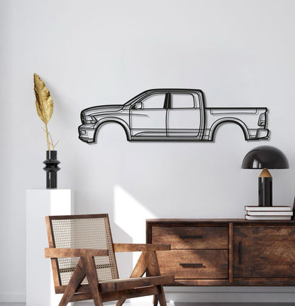 2013 Ram 1500 HEMI Metal Car Wall Art - MT0485