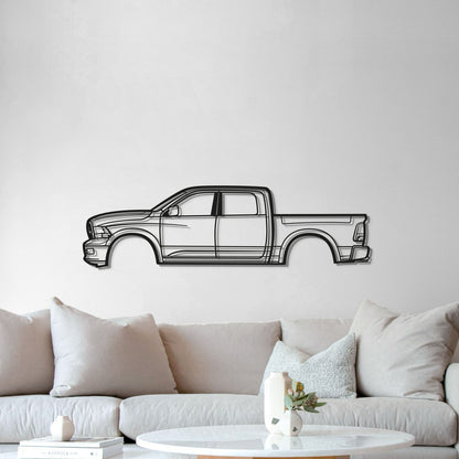 2013 Ram 1500 HEMI Metal Car Wall Art - MT0485