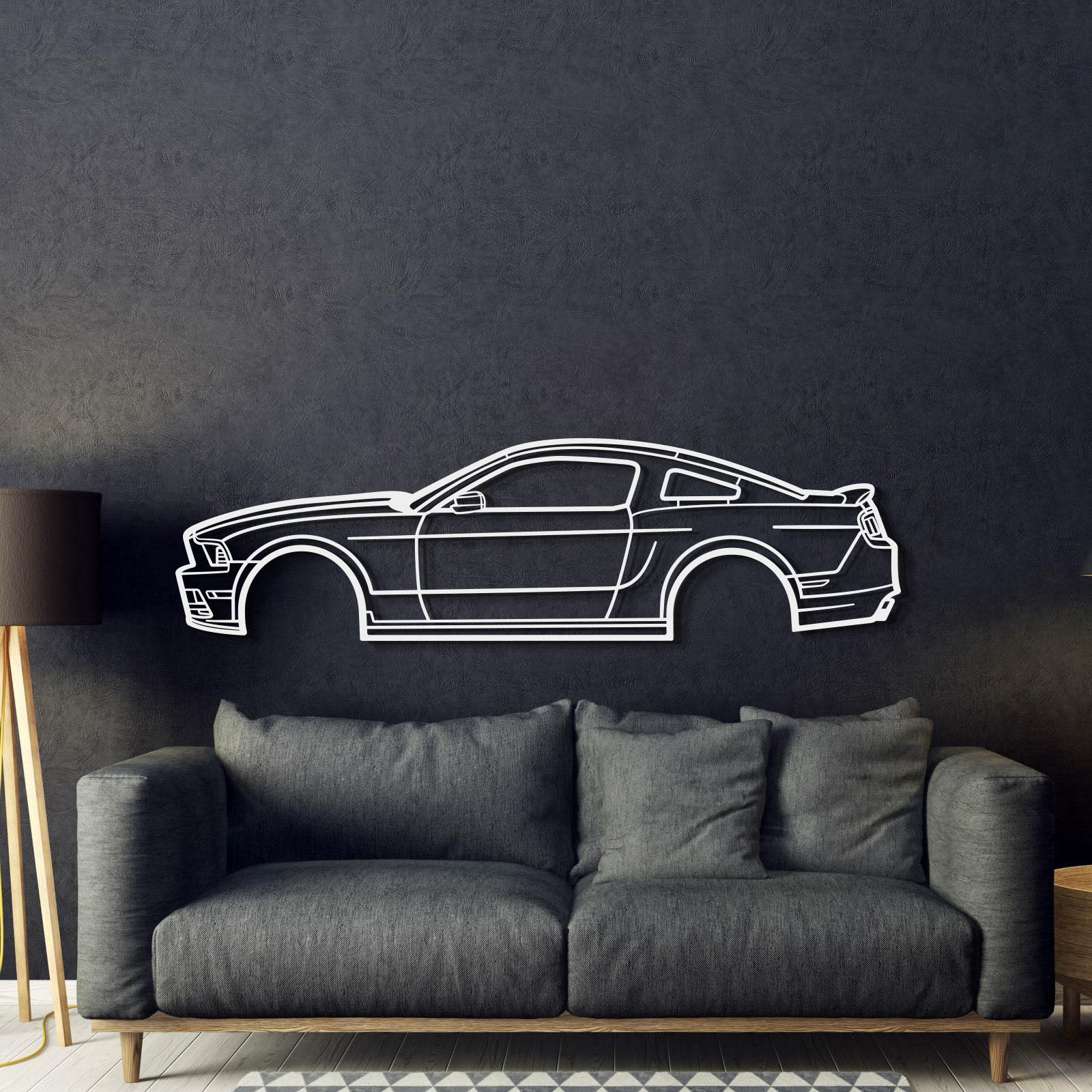 2013 Mustang Metal Car Wall Art - MT0483