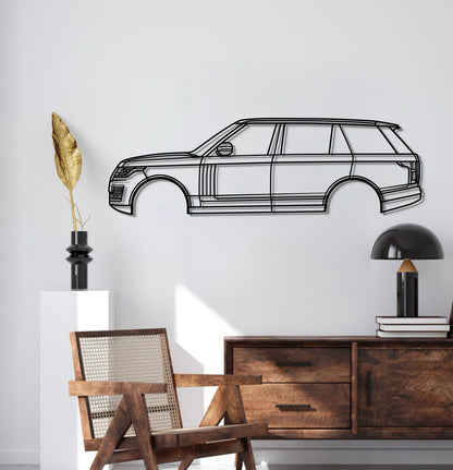 2013 Range Rover L405 (4. Generation) Metall Auto Wandkunst - MT0486