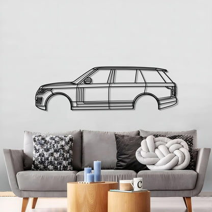2013 Range Rover L405 (4. Generation) Metall Auto Wandkunst - MT0486