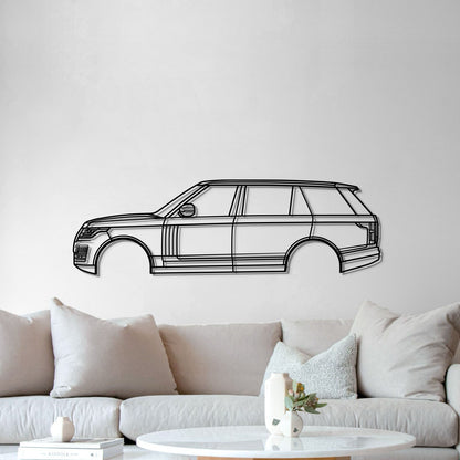 2013 Range Rover L405 (4. Generation) Metall Auto Wandkunst - MT0486