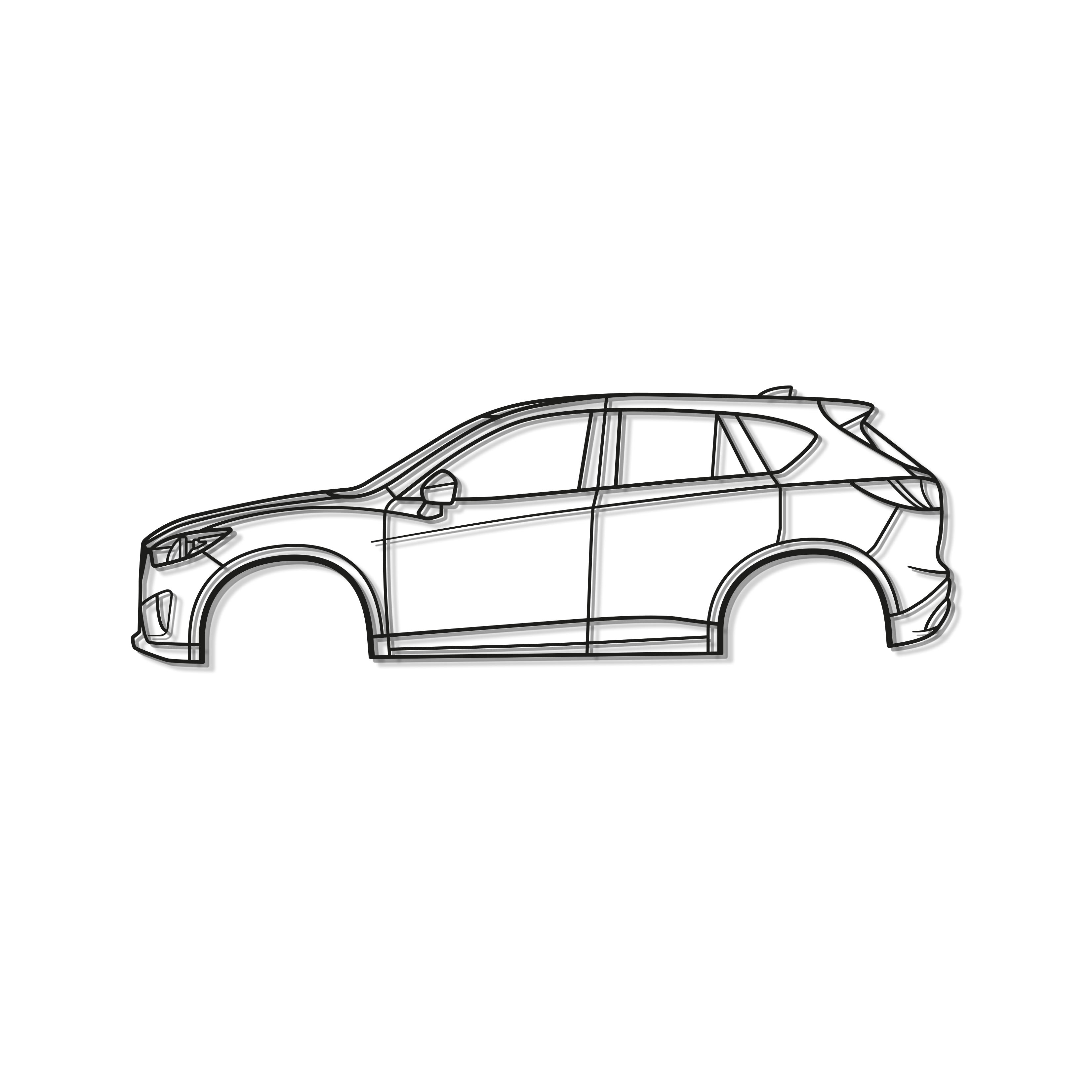 2013 CX-5 1st Gen (KE) Metal Car Wall Art - MT0481