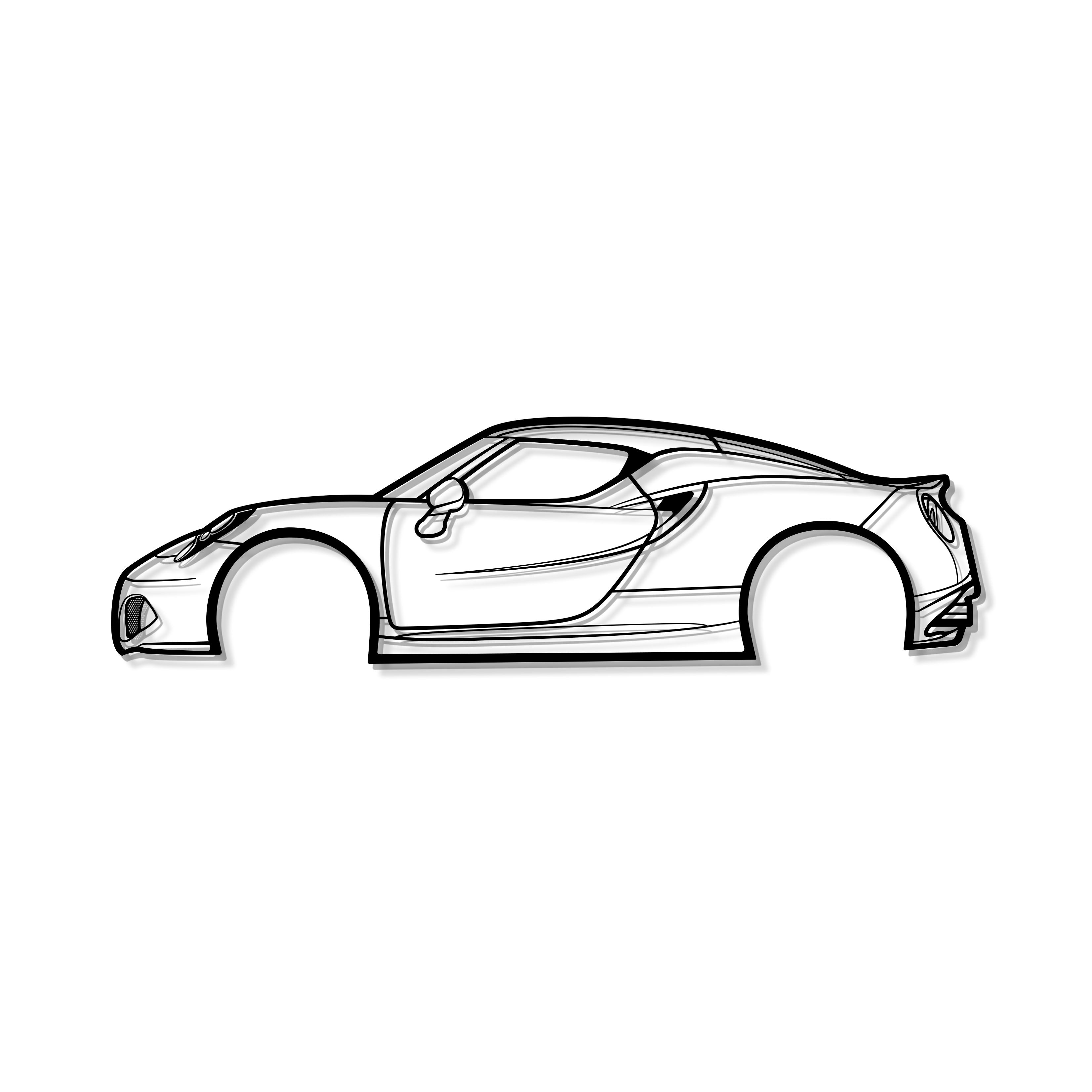 2014 4C Metal Car Wall Art - MT0497