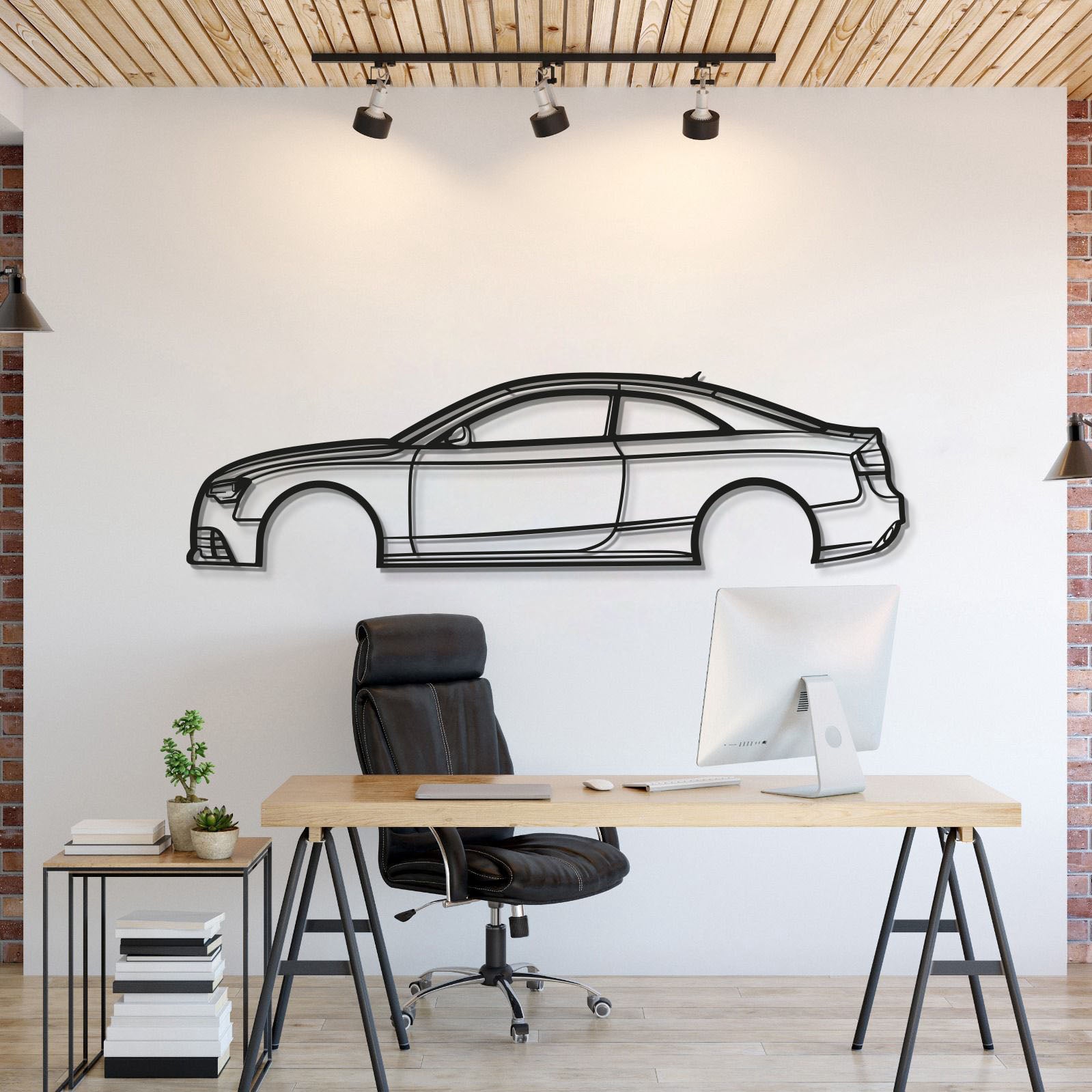 2014 RS5 Coupe Metal Car Wall Art - MT0510