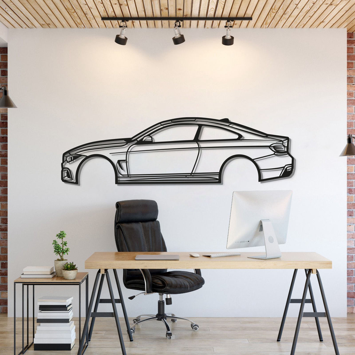 2014 4 SERIE COUPE Metal Car Wall Art - MT0496