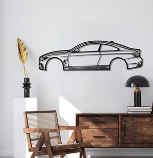 2014 4 SERIE COUPE Metall Auto Wandkunst - MT0496