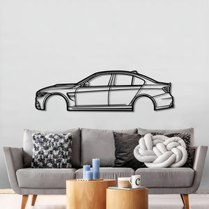2014 M3 F80 Metall Auto Wandkunst - MT0507