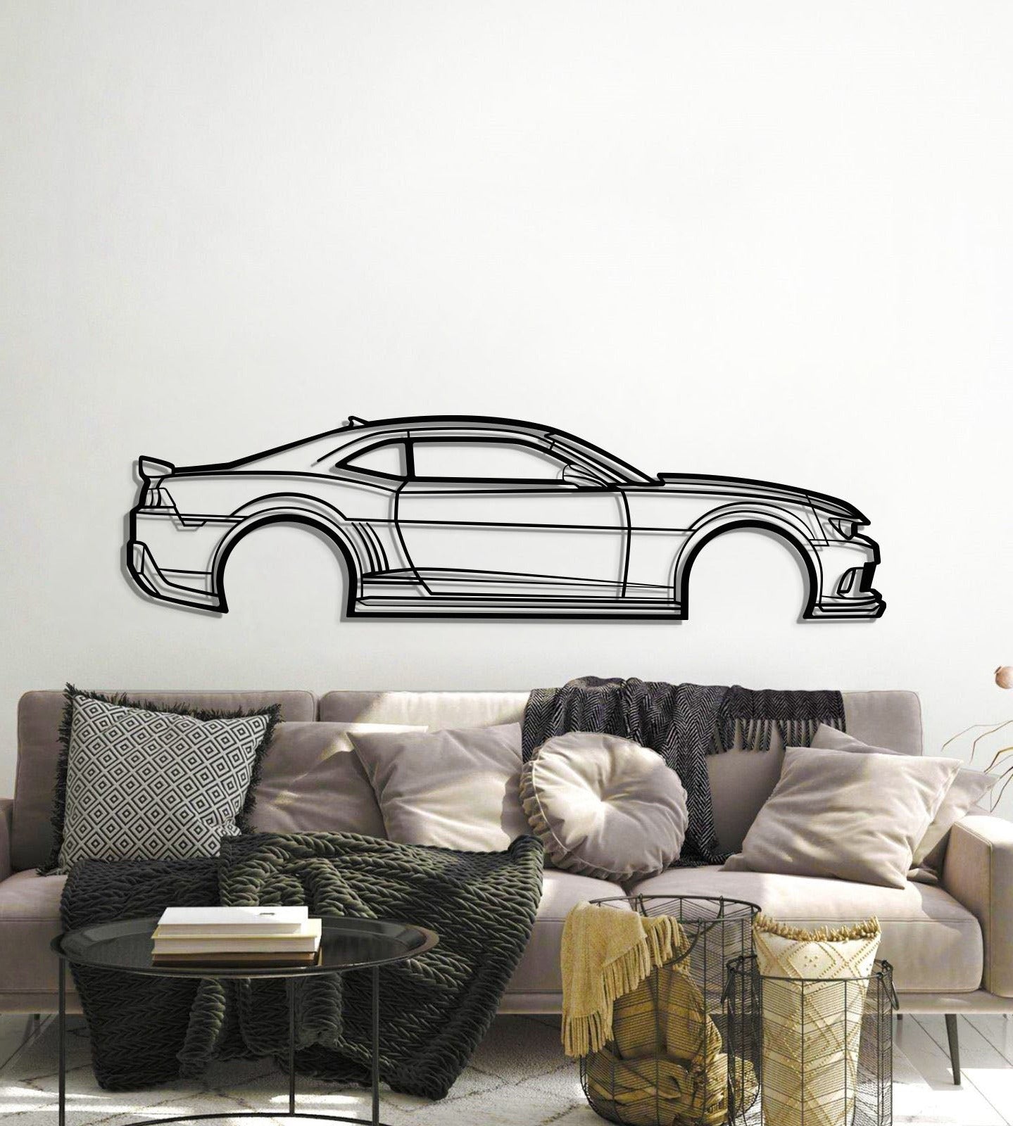 2014 Camaro Z28 Metal Car Wall Art - MT0498