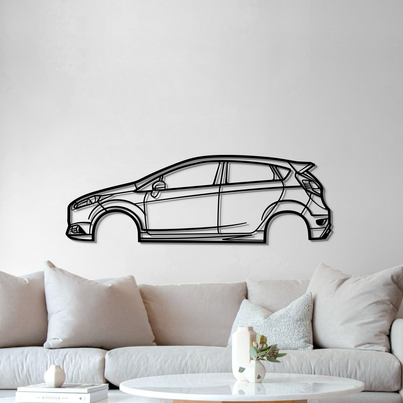 2014 Fiesta ST Metal Car Wall Art - MT0503