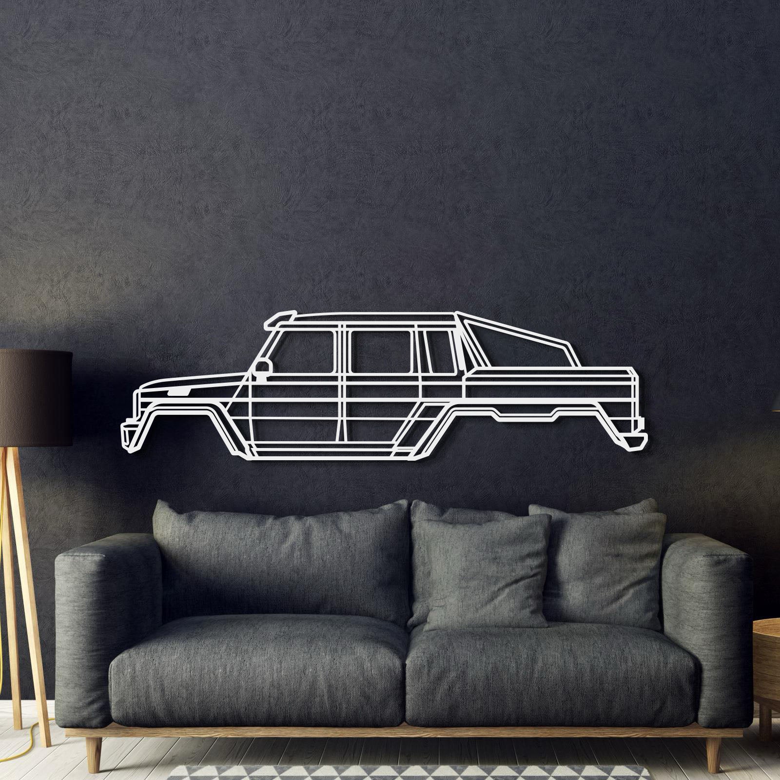 2014 G 63 AMG 6x6 Metal Car Wall Art - MT0505