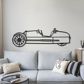 2014 3 Wheeler Metal Car Wall Art - MT0495