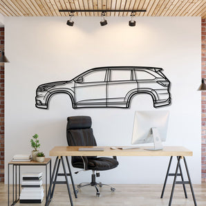 2014 Highlander 3rd Gen (XU50) Metal Car Wall Art - MT0494