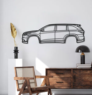 2014 Highlander 3rd Gen (XU50) Metal Car Wall Art - MT0494