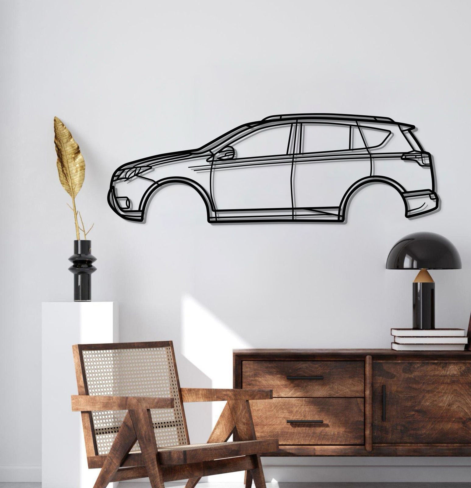 2013 RAV4 4th Gen (XA40) Metal Car Wall Art - MT0487