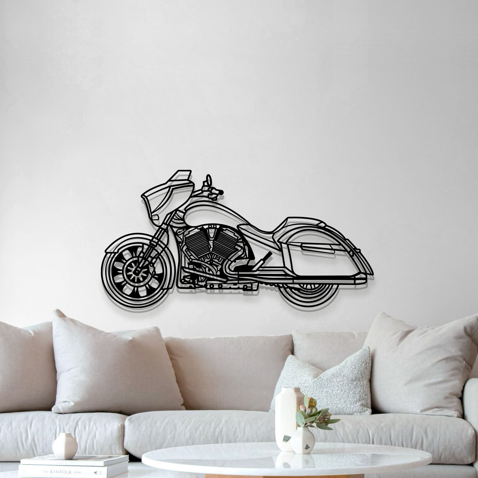 2014 Magnum Metal Motorcycle Wall Art - MT1419