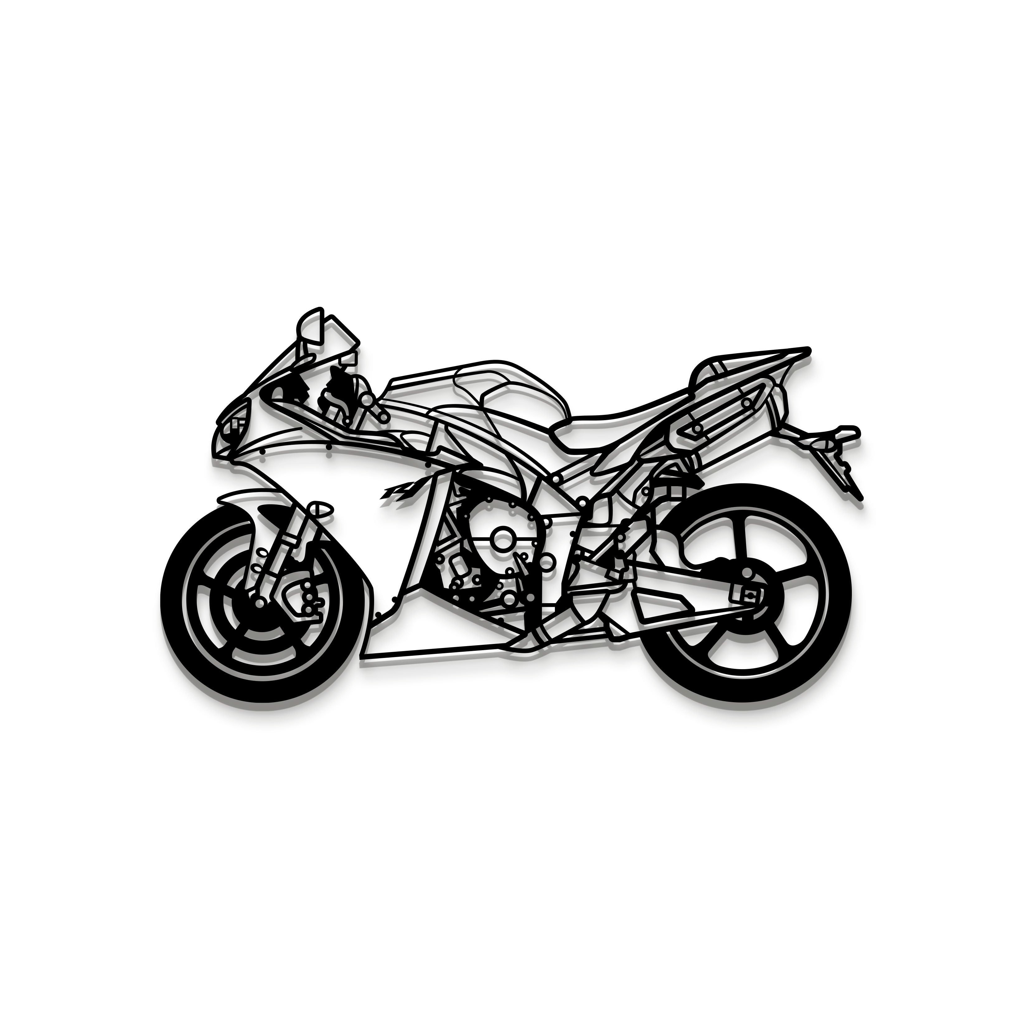 2014 R1 Metal Motorcycle Wall Art - MT1420