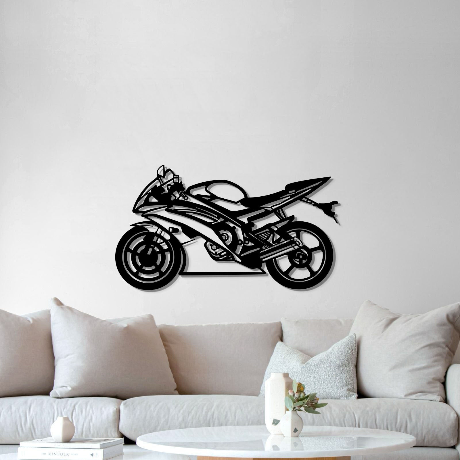 2014 R6 Metal Motorcycle Wall Art - MT0509