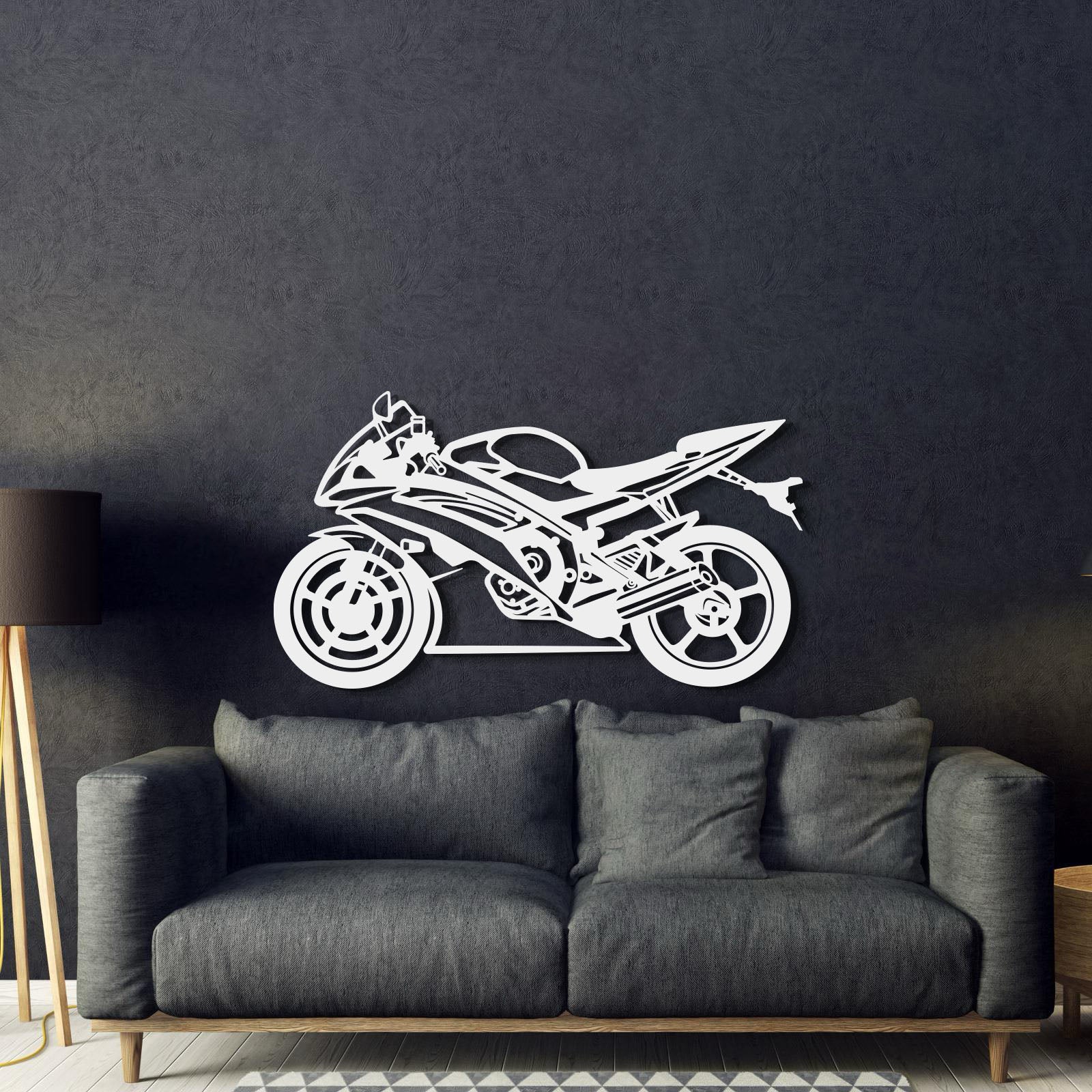 2014 R6 Metal Motorcycle Wall Art - MT0509