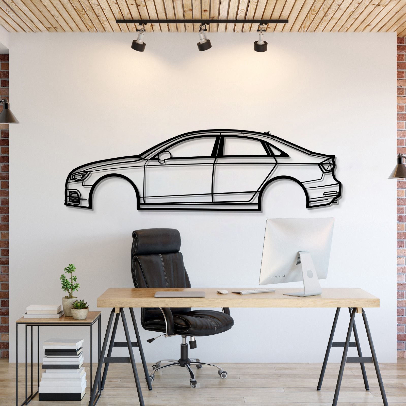 2015  S3 Metal Car Wall Art - MT0515