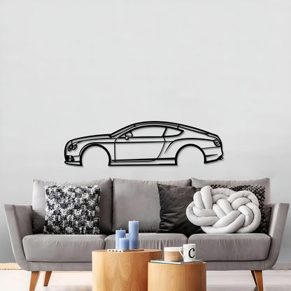 Bentley Continental floating metal sculpture brings sophisticated design flair to an office space