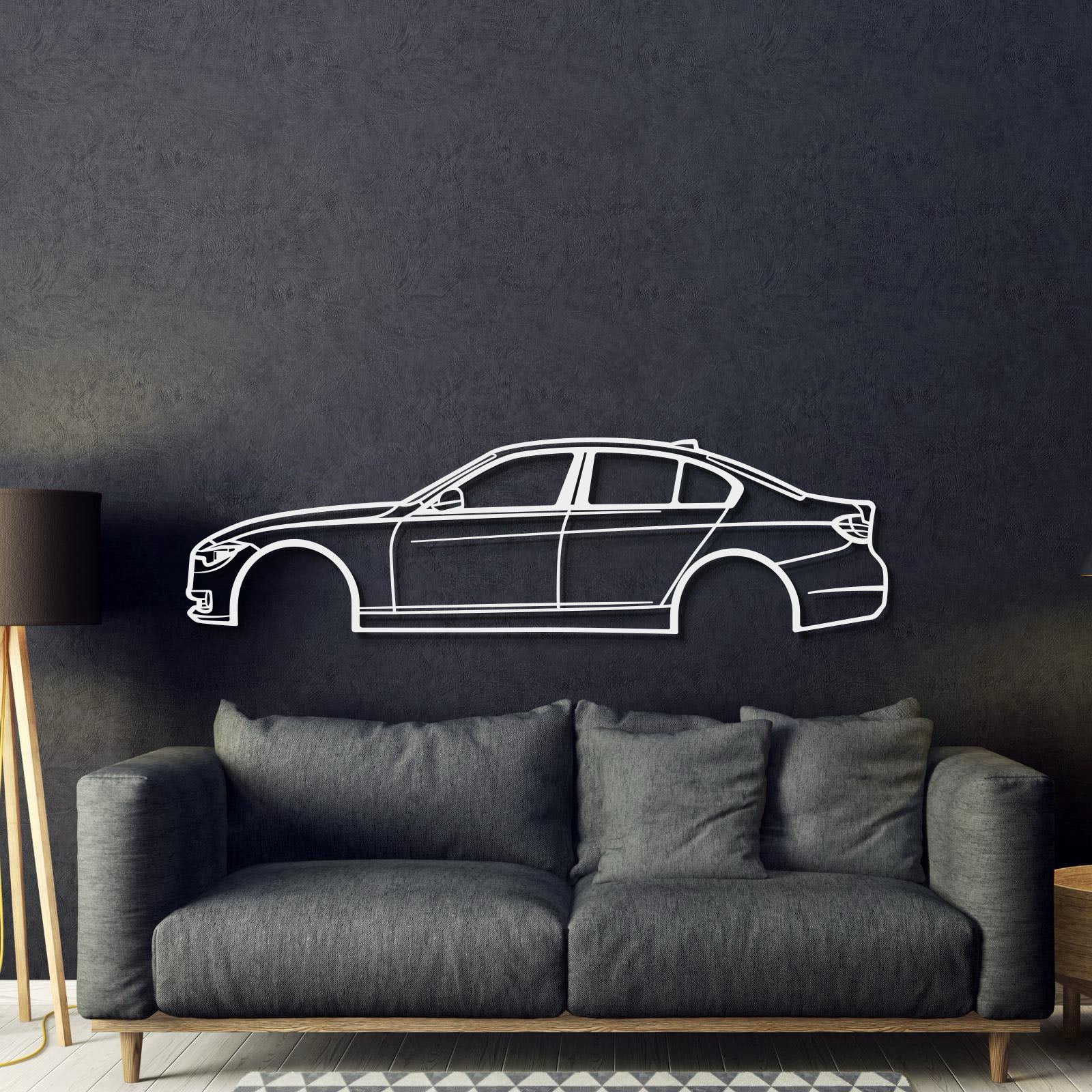 2015 3 SERIE F30 Metal Car Wall Art - MT0518