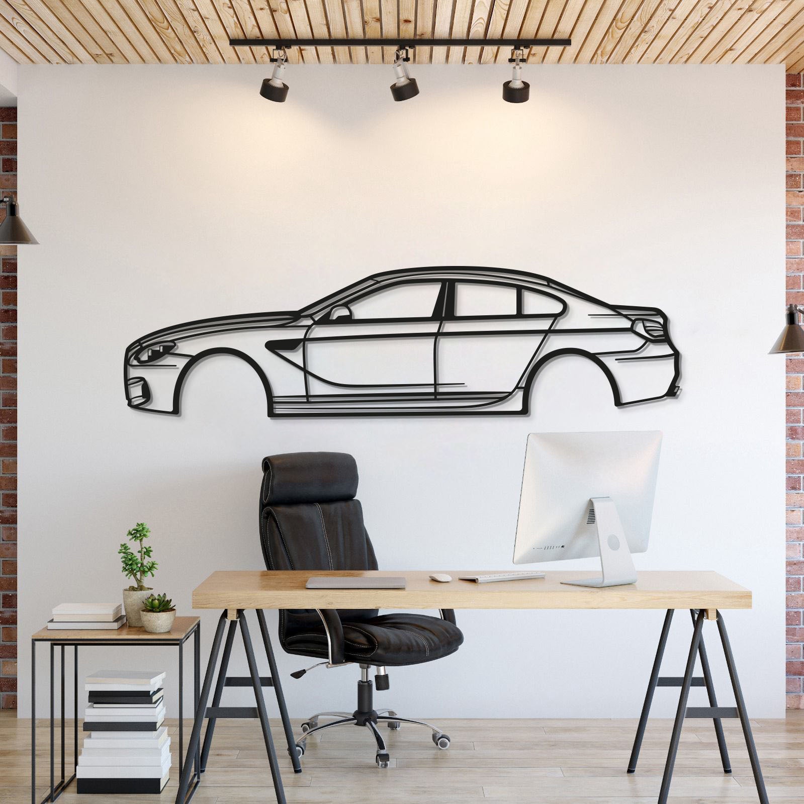 2015 6 Serie M6 4 Door Metal Car Wall Art - MT0534