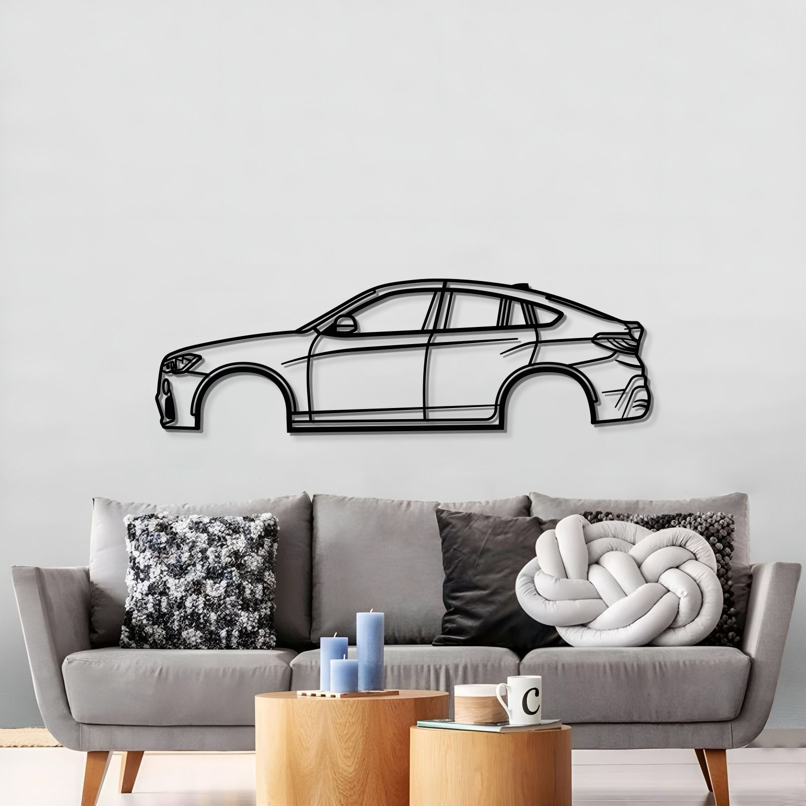 2015 X4 F26 1st Gen Metal Car Wall Art - MT0545