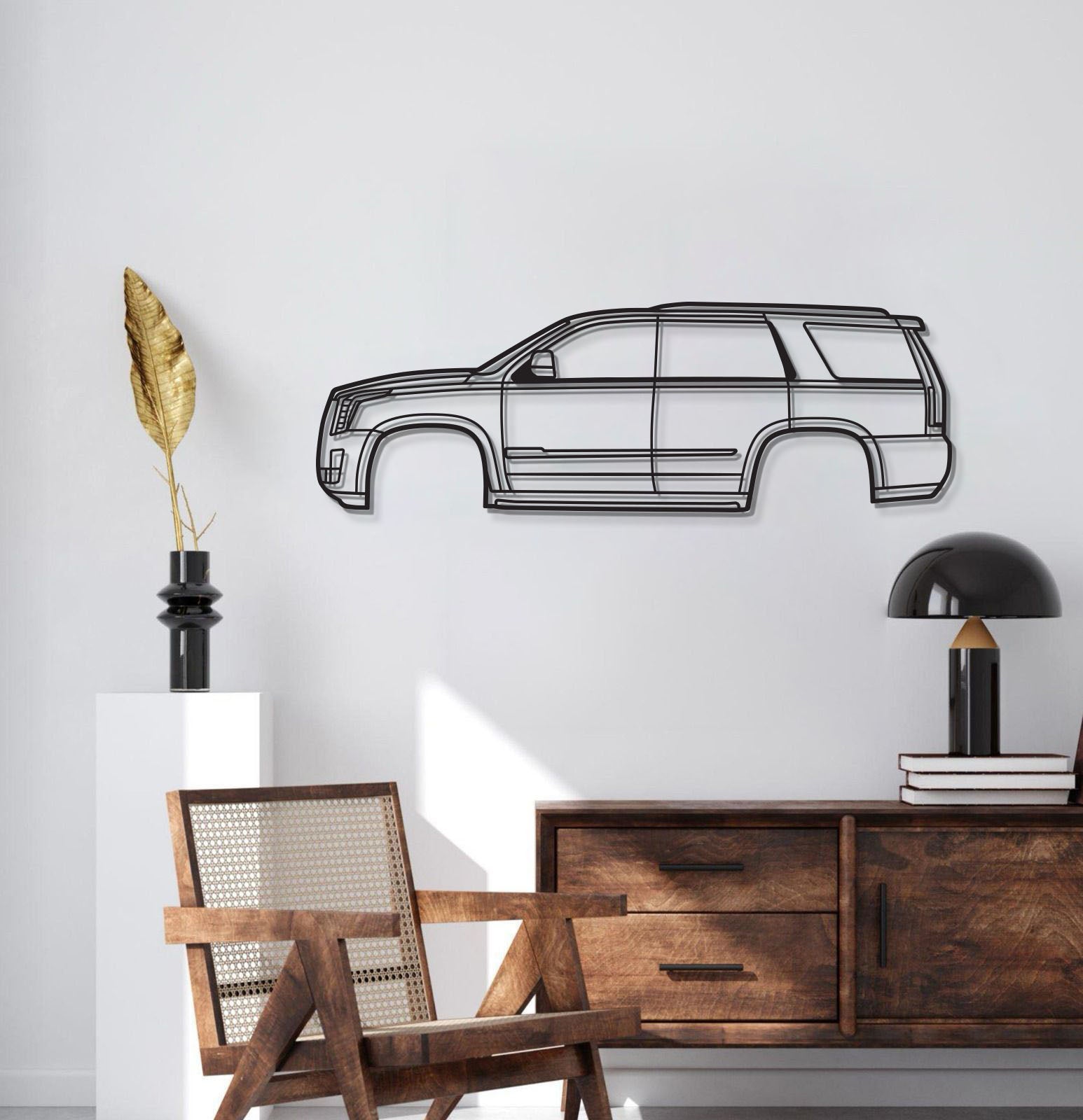 2015 Escalade 4th Gen Metal Car Wall Art - MT0528