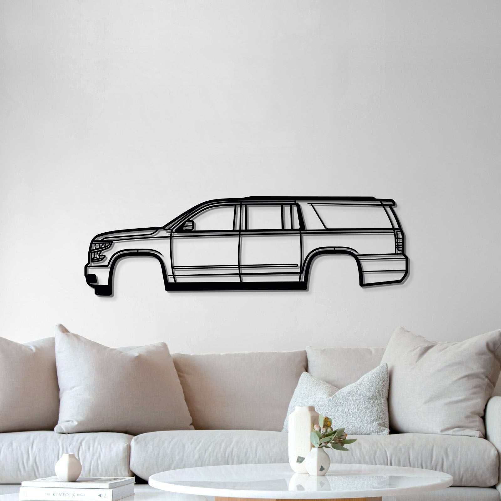 2015 Suburban 11th Gen Metal Car Wall Art - MT0542