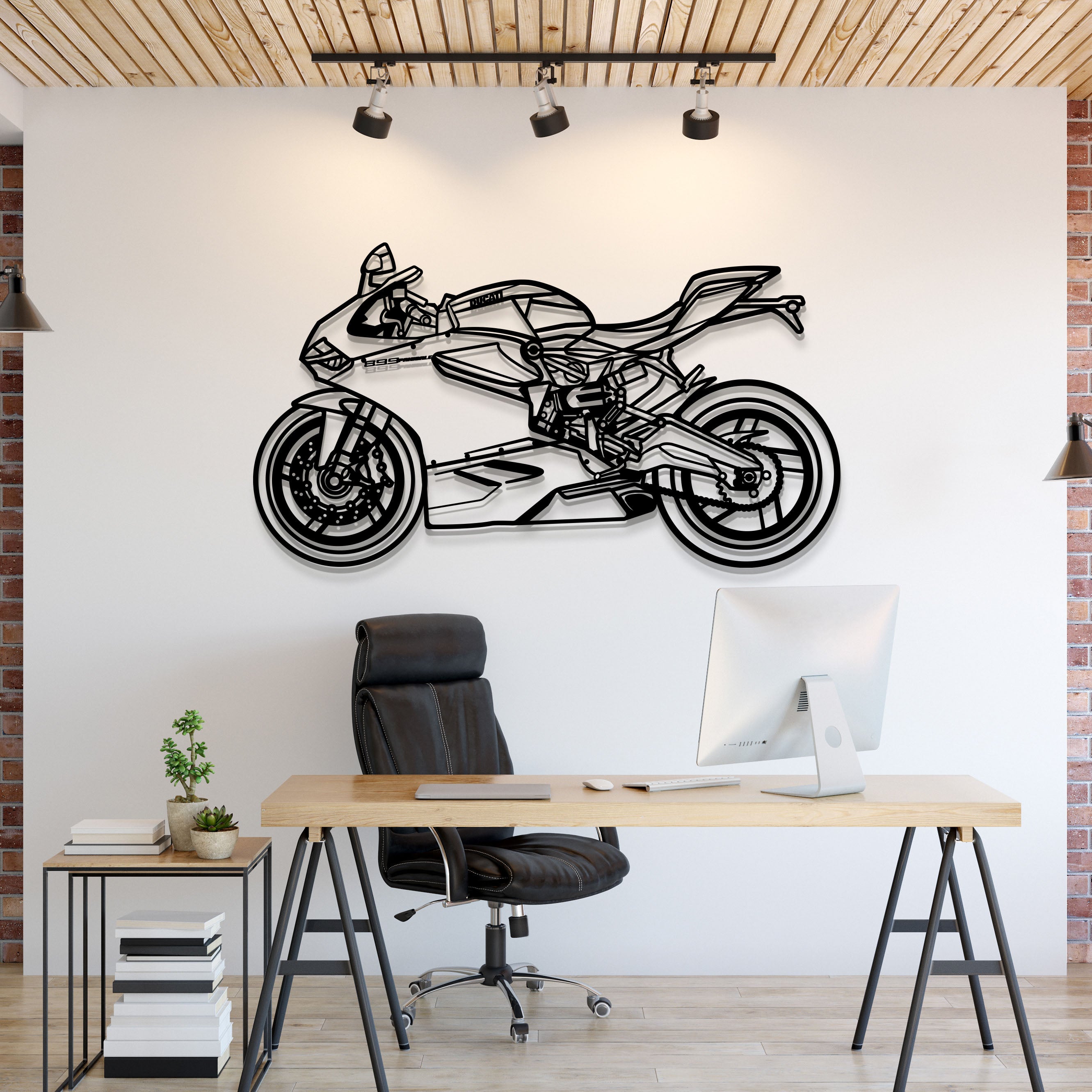 2015 899 Panigale Metal Motorcycle Wall Art - MT1393