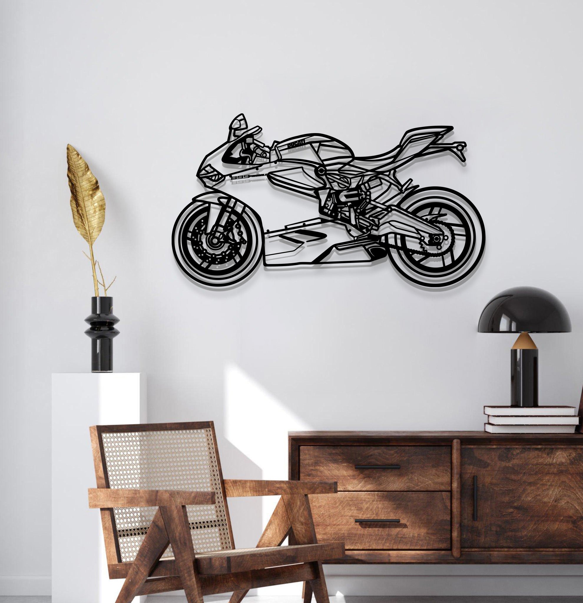 2015 899 Panigale Metal Motorcycle Wall Art - MT1393