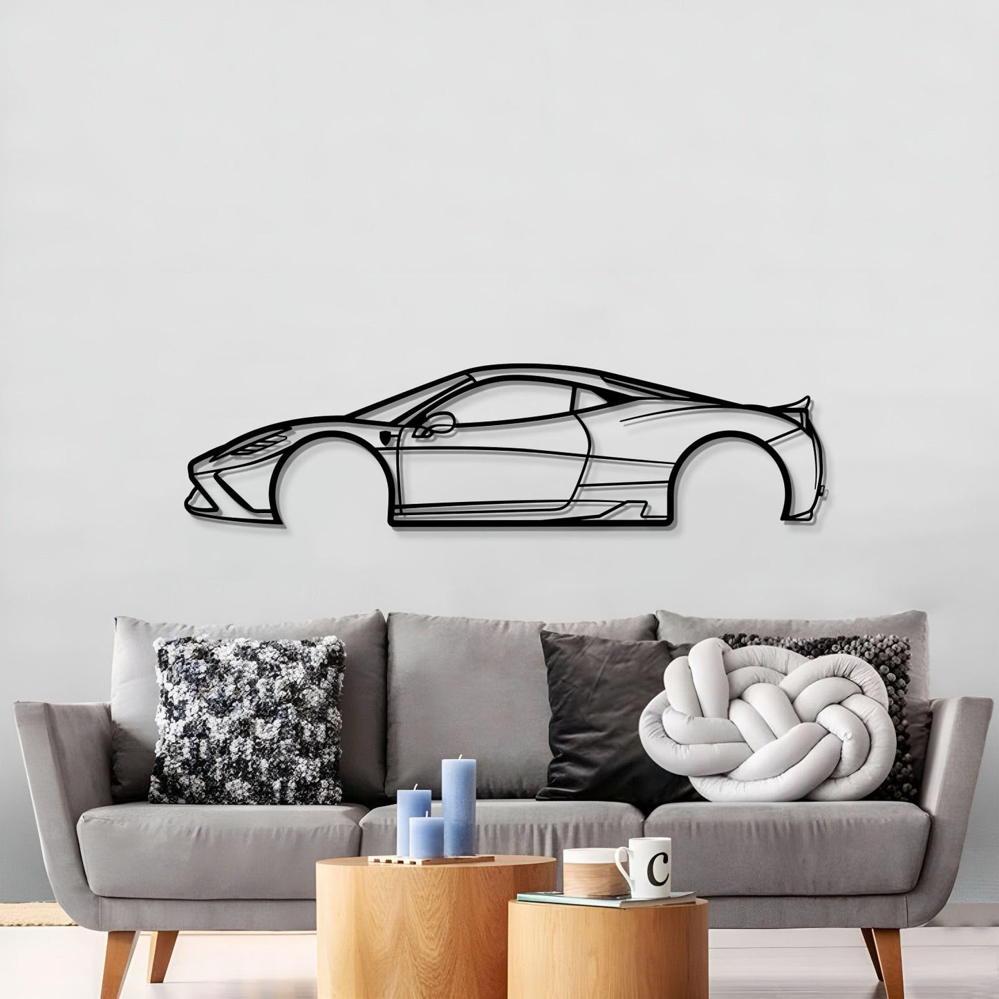 2015 458 Speciale Metal Car Wall Art - MT0520