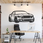 2015 Mustang GT Perspective Metal Car Wall Art - MT1268