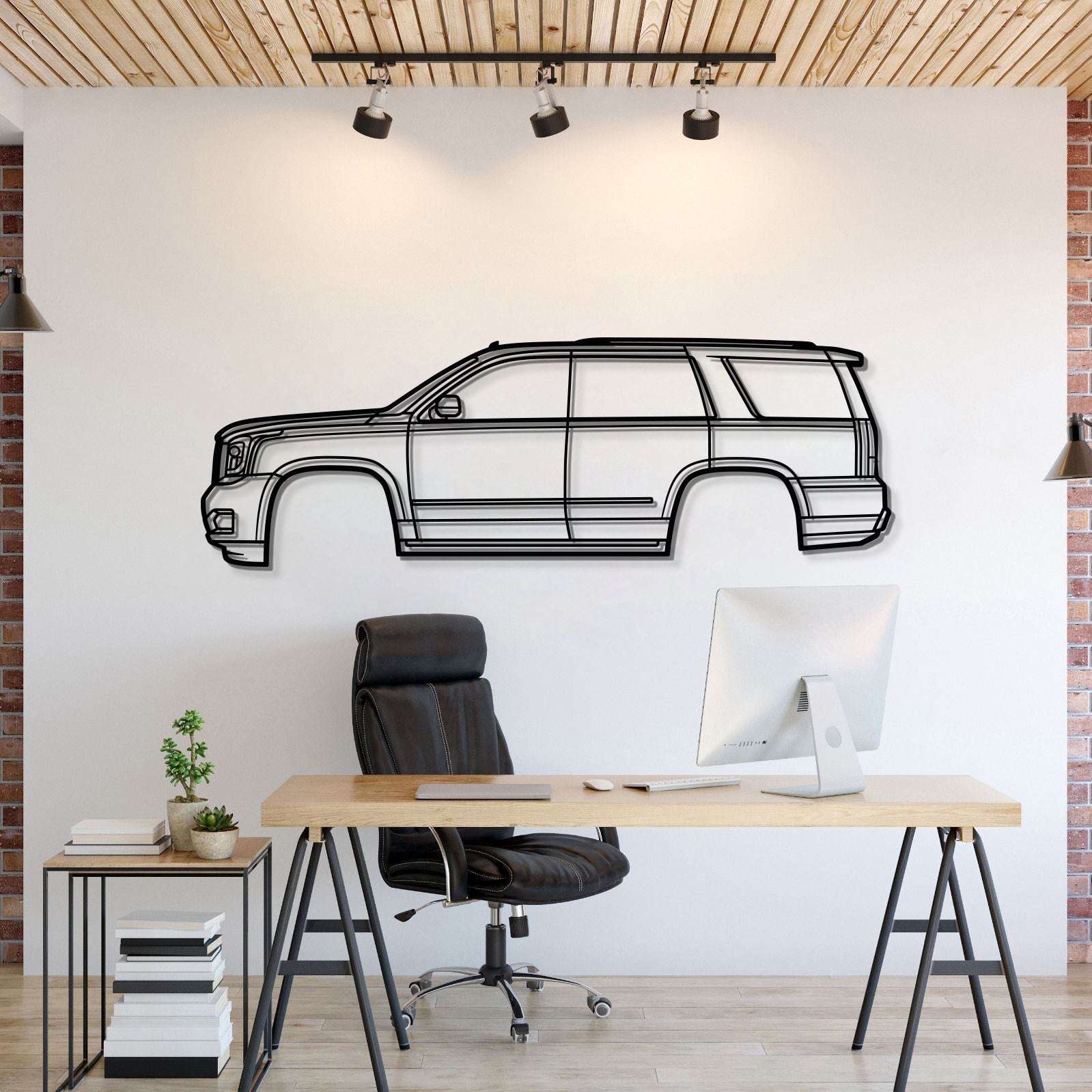 2015 Yukon 4th Gen Metal Car Wall Art - MT0549