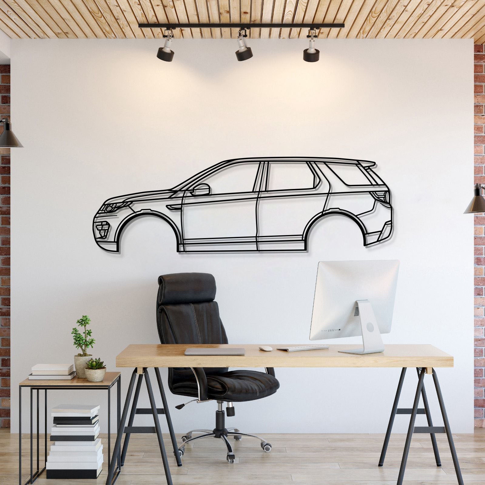 2015 Discovery Sport L550 (1st Gen) Metal Car Wall Art - MT0527