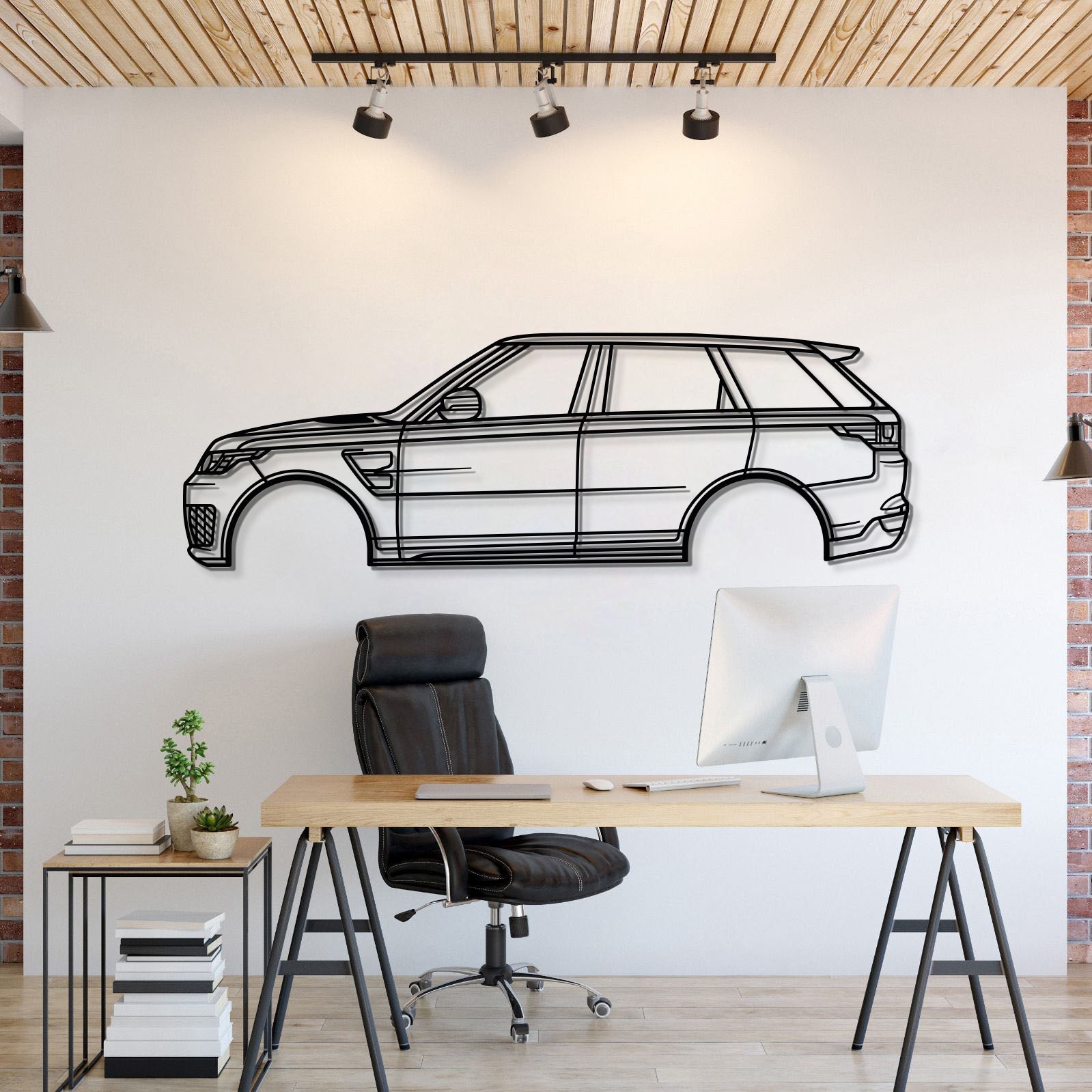 2015 Range Rover Sport SVR Metal Car Wall Art MT0539