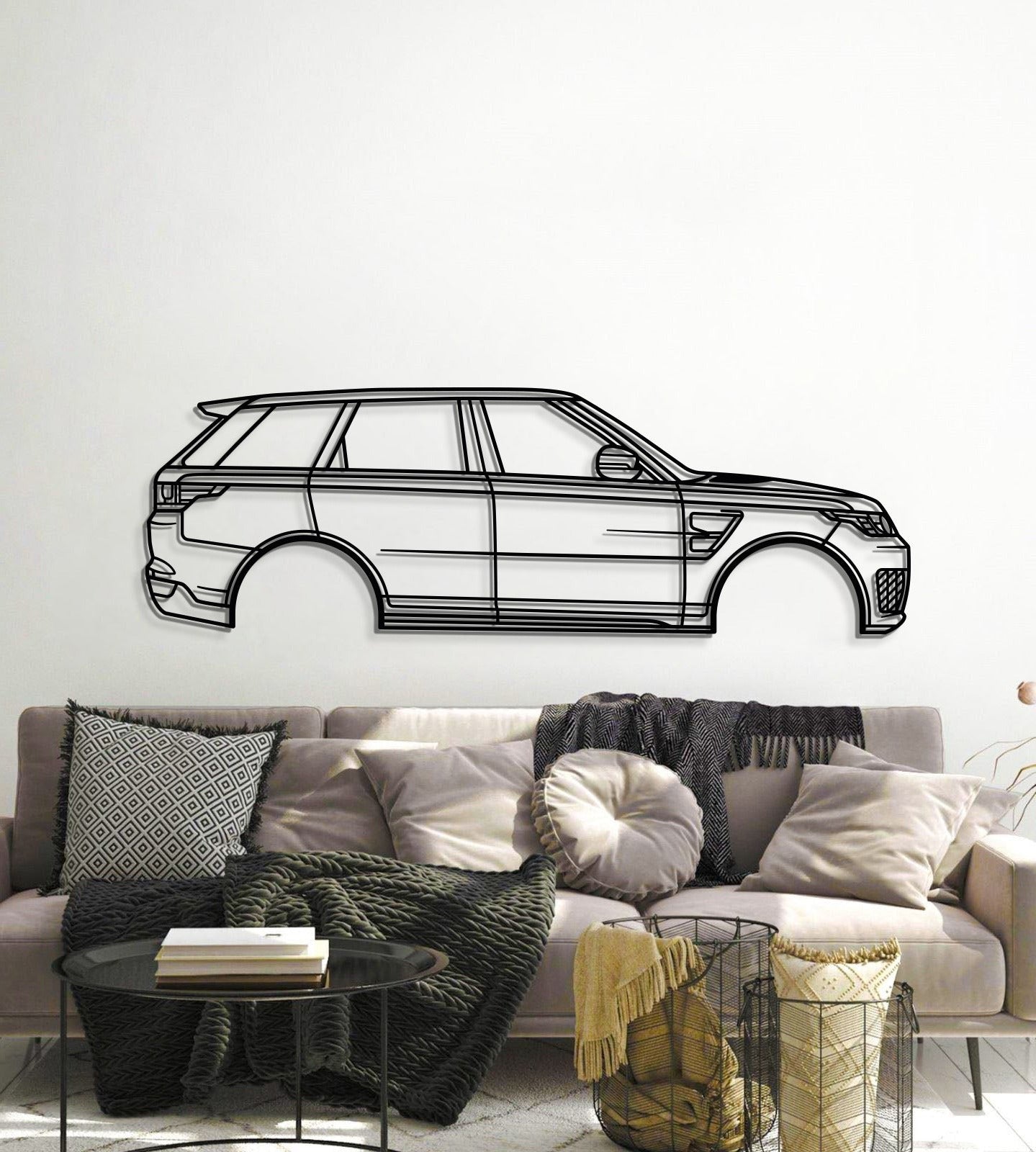 2015 Range Rover Sport SVR Metal Car Wall Art MT0539