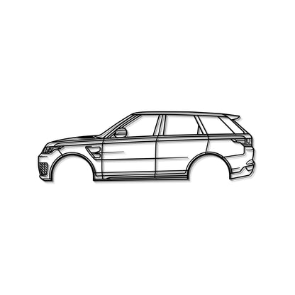 2015 Range Rover Sport SVR Metal Car Wall Art MT0539