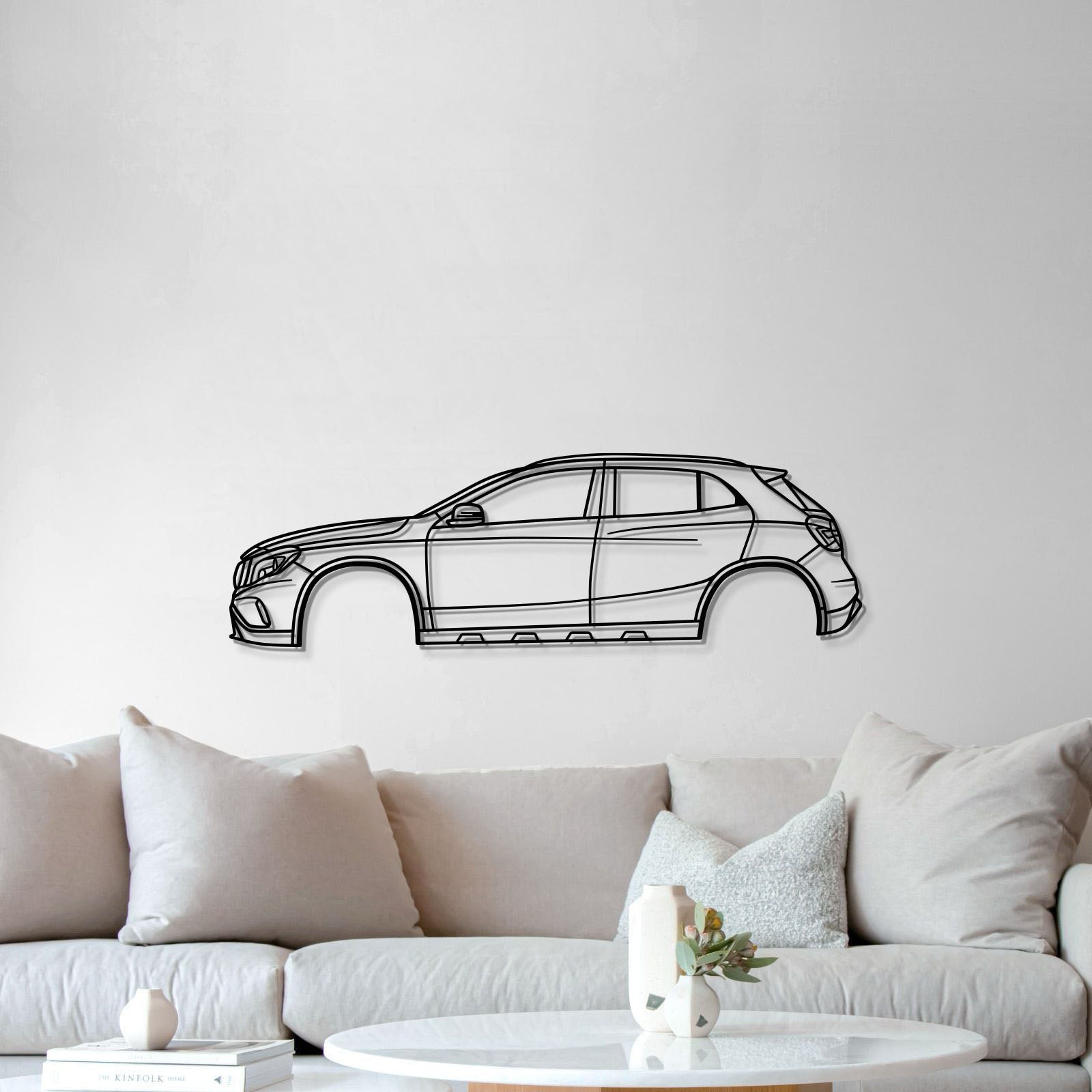 2015 AMG GLA 45 X156 (1st Gen) Metal Car Wall Art - MT0522