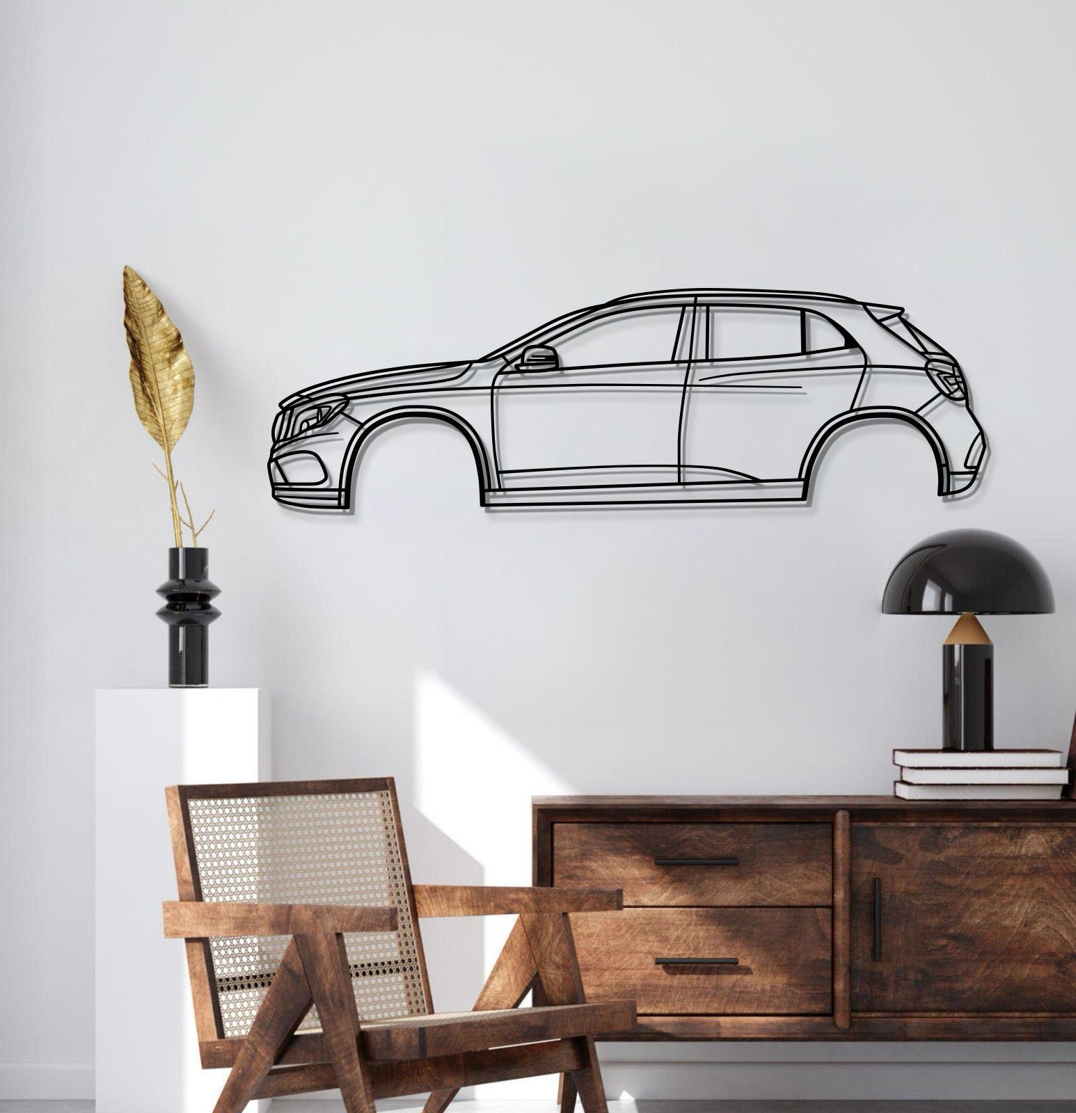 2015 GLA-Class SUV X156 1st Gen Metal Car Wall Art - MT0532